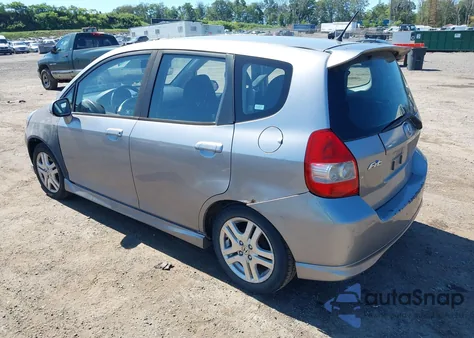 2007 Honda Fit Sport from USA, damaged, VIN JHMGD38637S054953